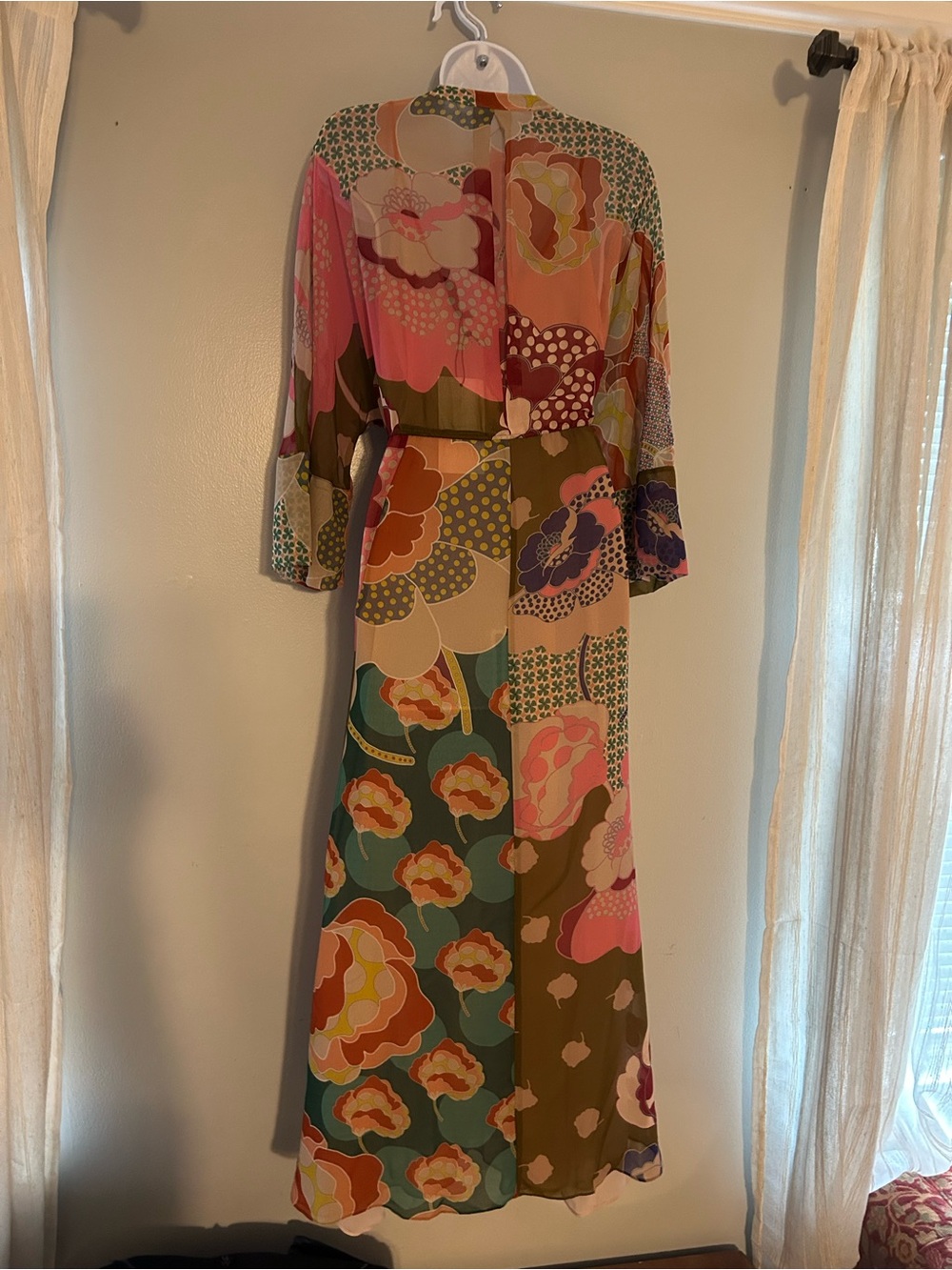 NWT Zara maxi floral flowy dress - Picture 4 of 15